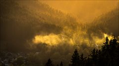 sunset im Thüringer Wald