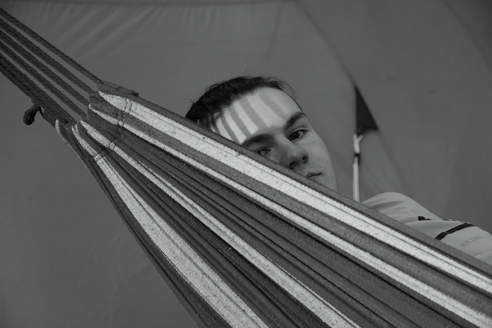 sunset in a hammock