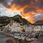 Sunset in Amalfi