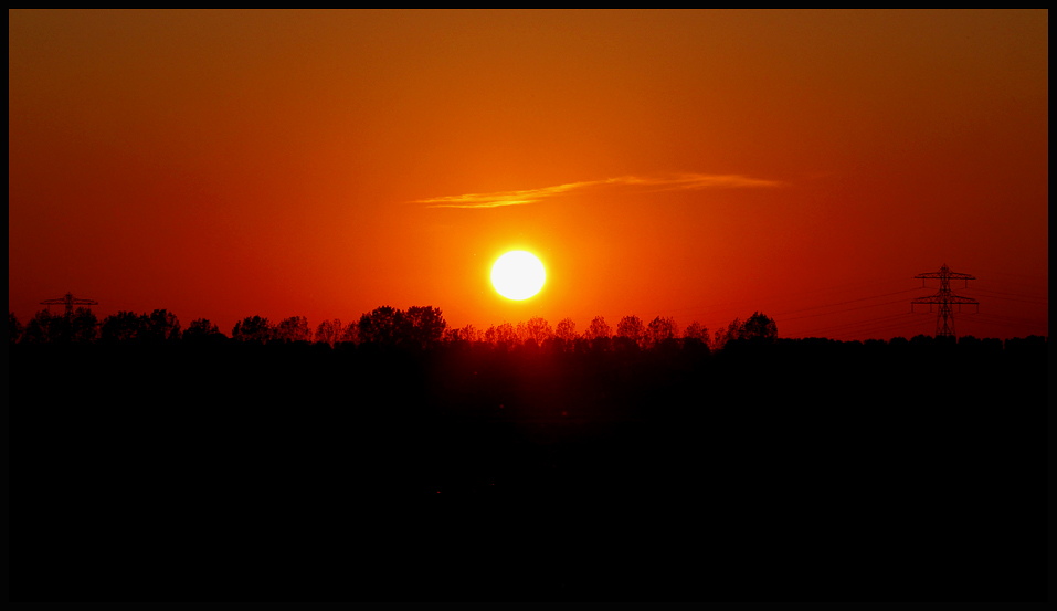 Sunset in Amsterdam