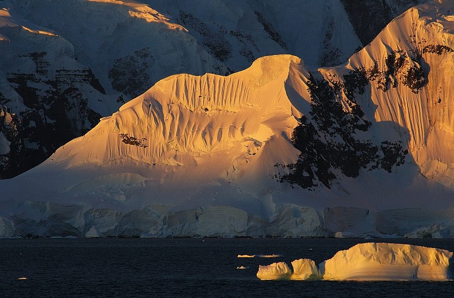 Sunset in Antarctica