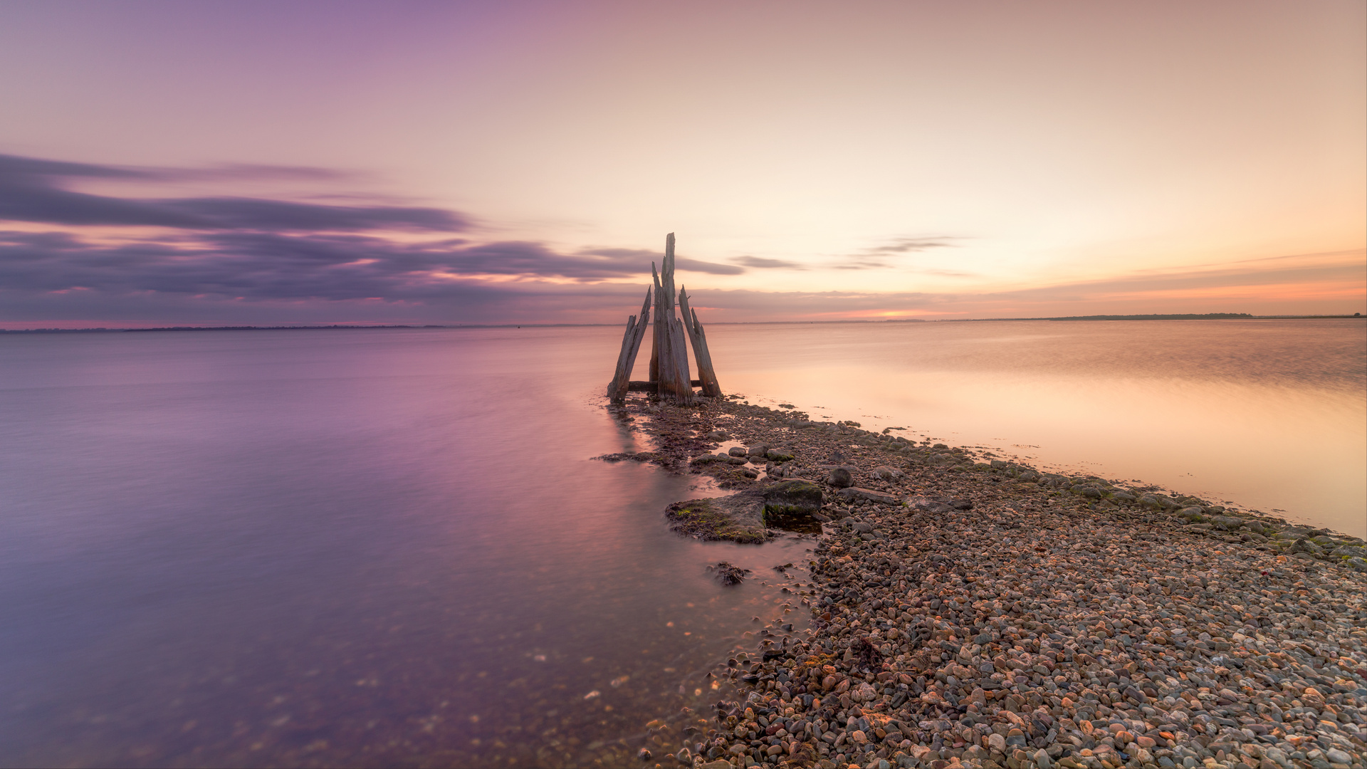 Sunset in Arendshoofd Netherlands