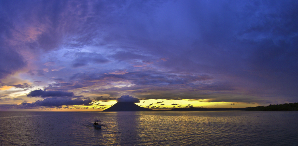 Sunset in Asia