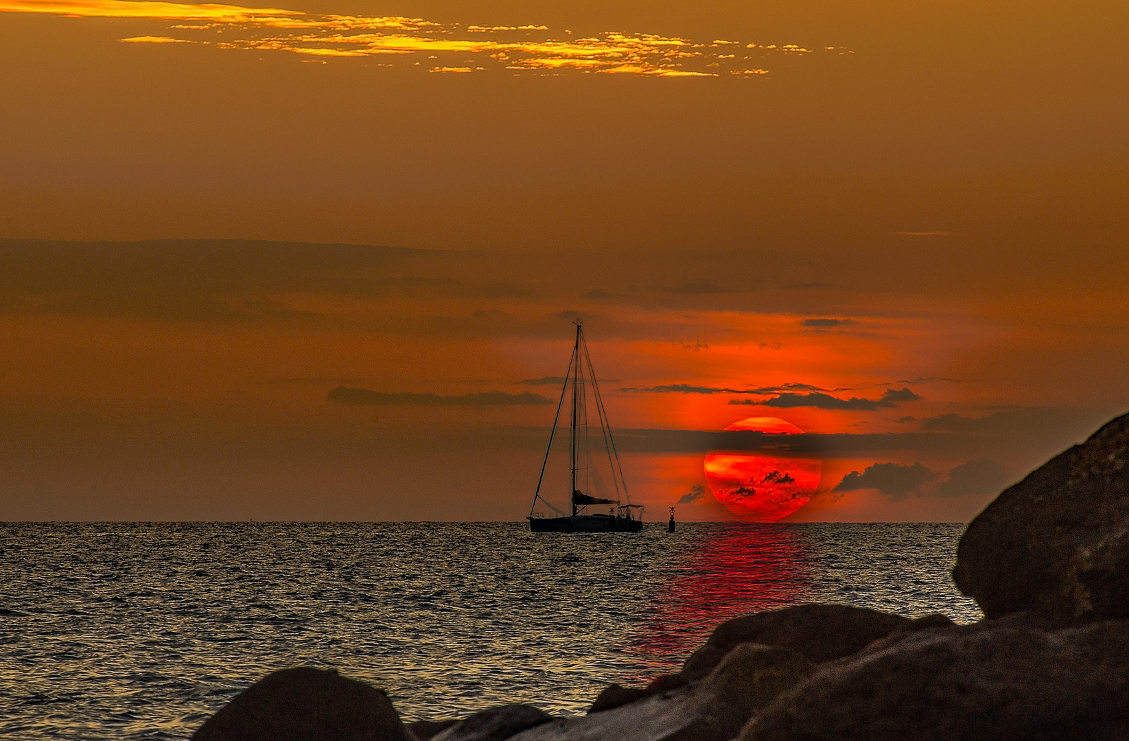 Sunset in Atlantic