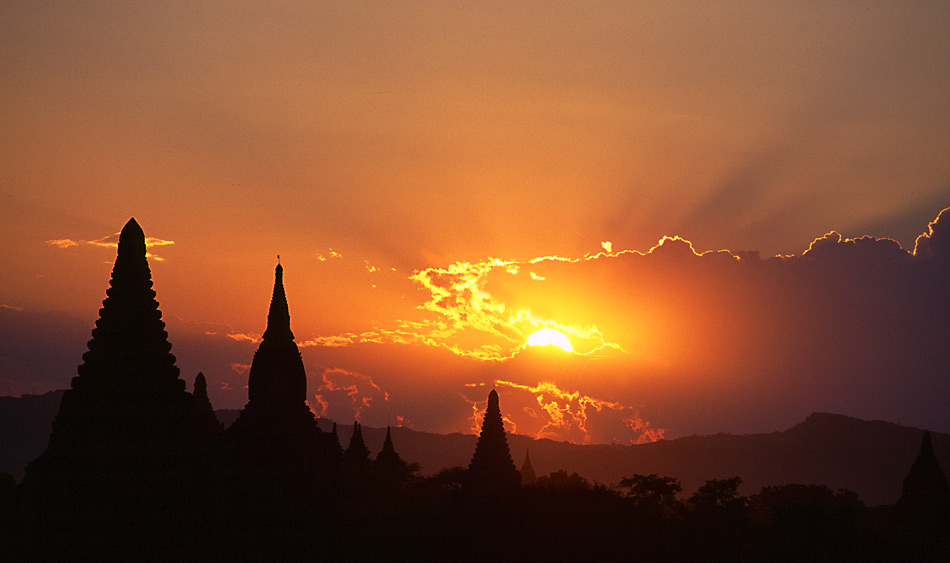 Sunset in Bagan