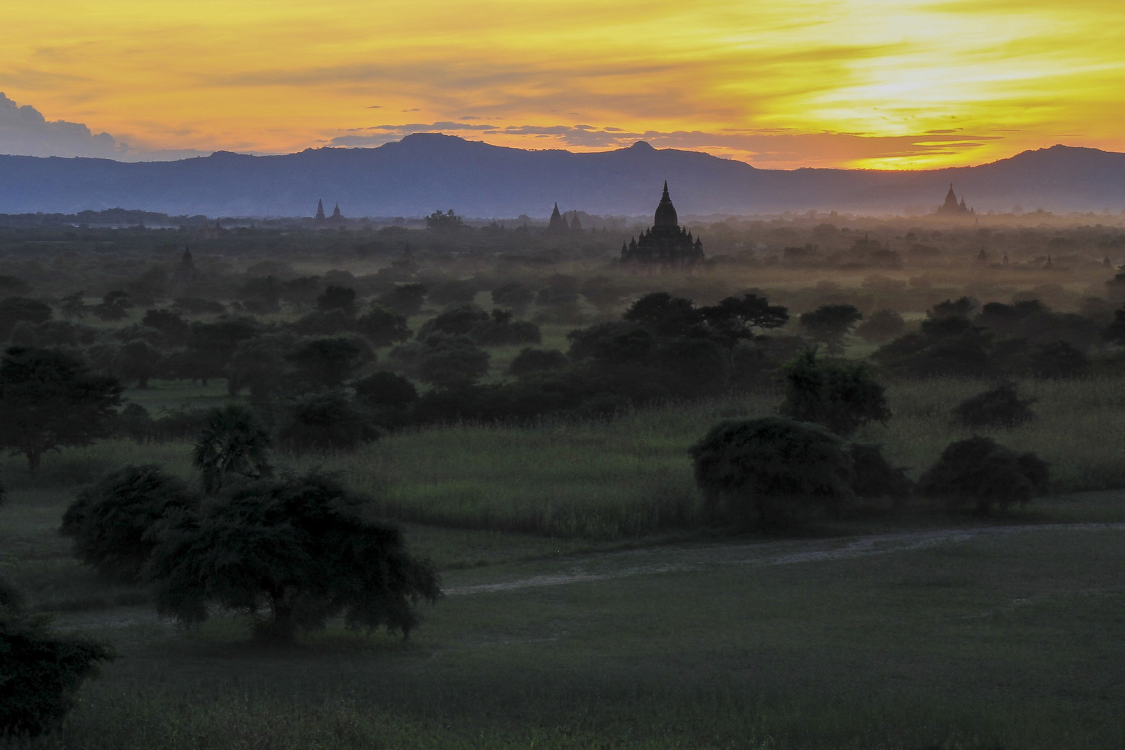 Sunset in Bagan