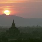 . . . sunset in bagan . . .