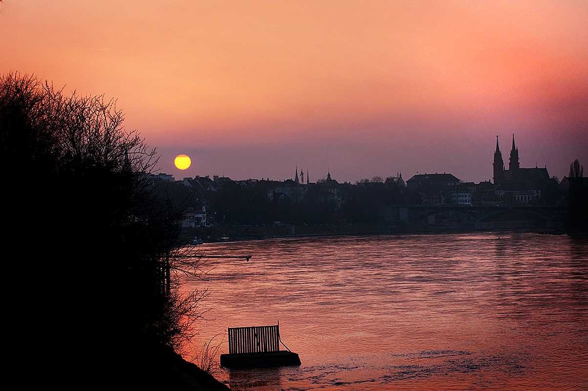 Sunset in Basel