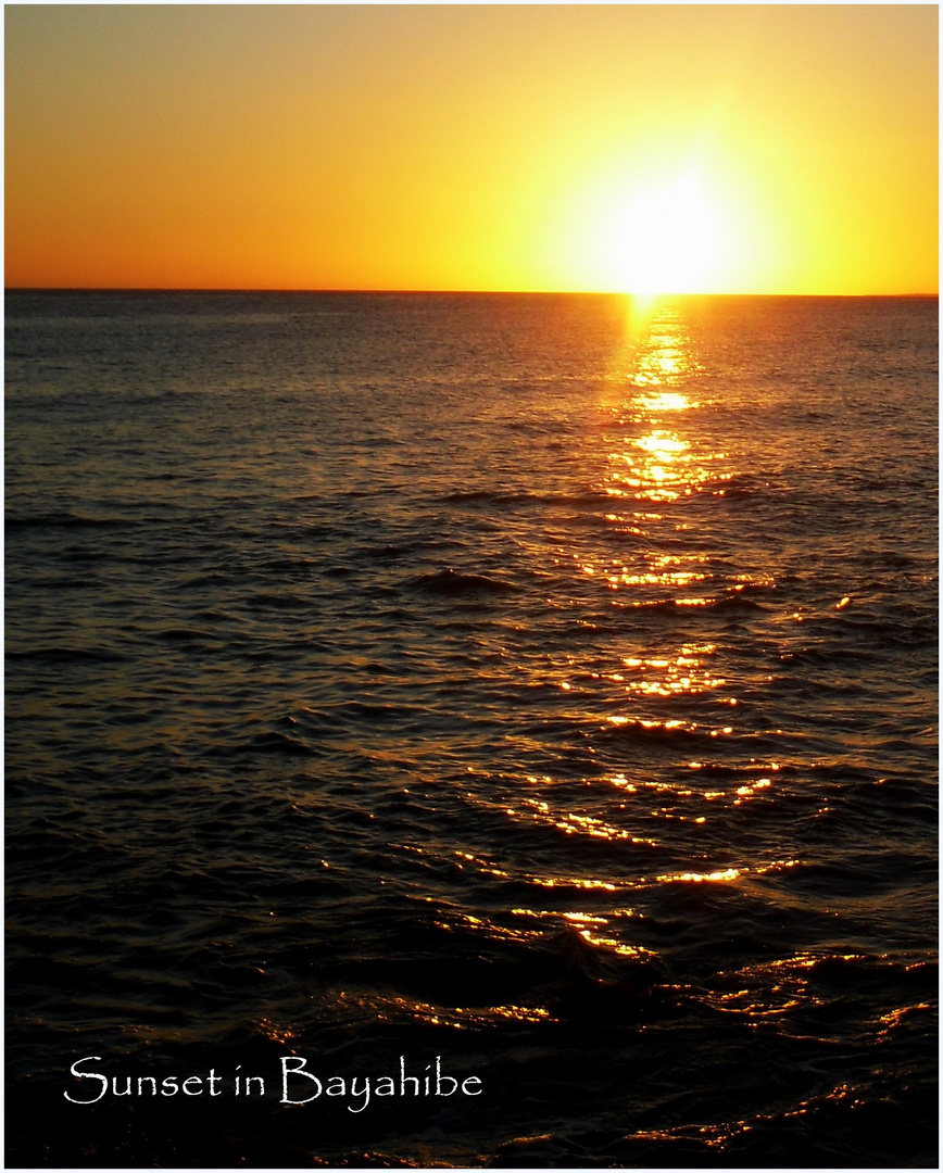 Sunset in Bayahibe