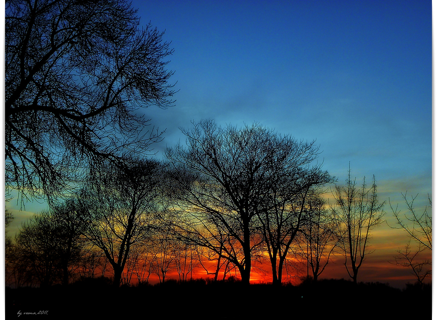 Sunset in Beograd