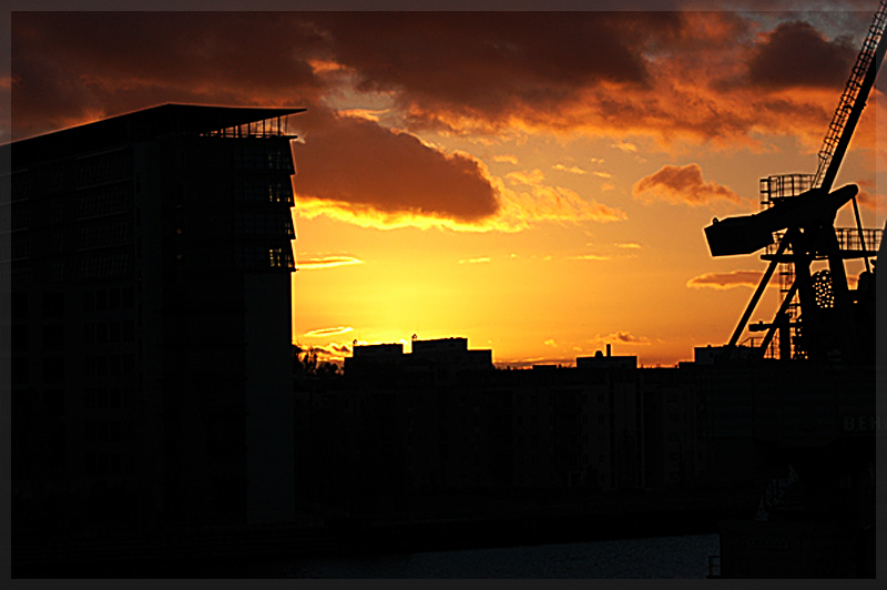 sunset in Berlin