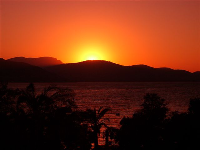 sunset in BODRUM