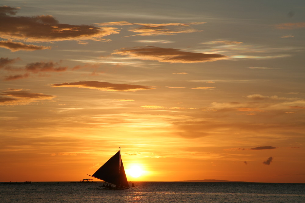 Sunset in Boracay.