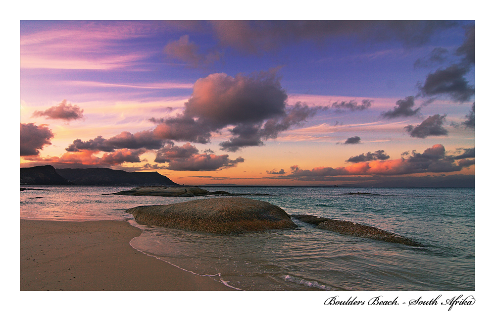 Sunset in Boulders Beach II