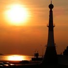 Sunset in Bremerhaven