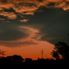 Sunset in Brighton near Dunedin / Otago / NZ