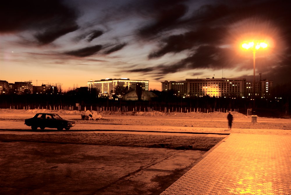 Sunset in Bucarest