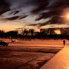 Sunset in Bucarest