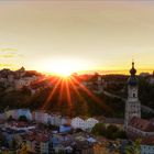 Sunset in Burghausen