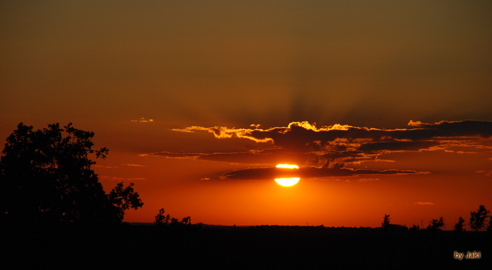 Sunset in Burgstädt