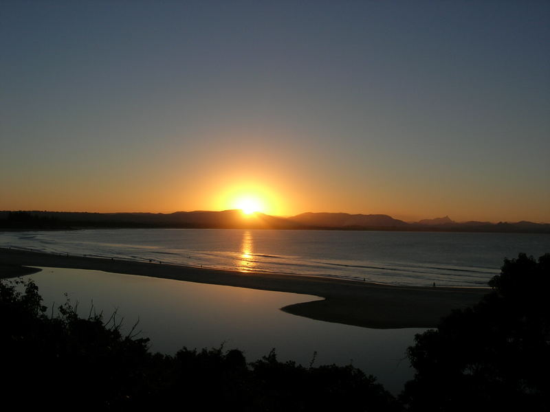 Sunset in Byron Bay