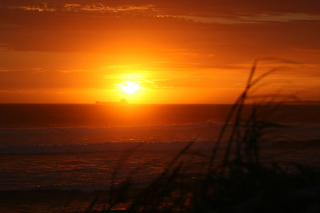 sunset in cape town / table view / south africa