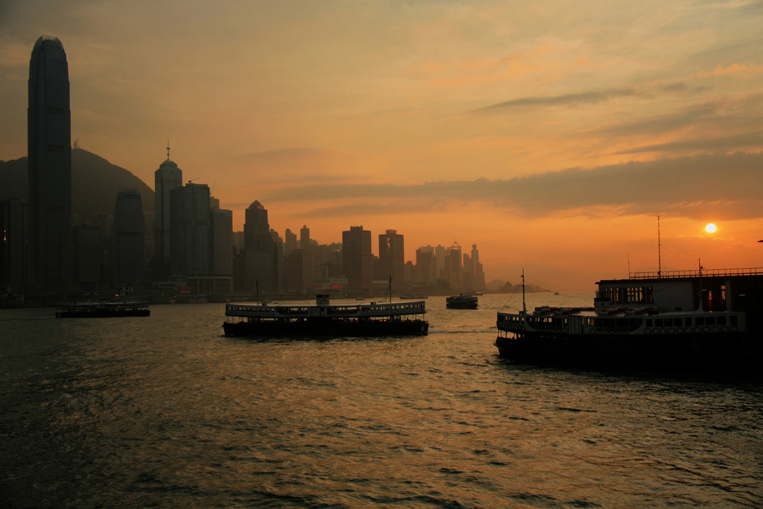 sunset in Central / Hongkong