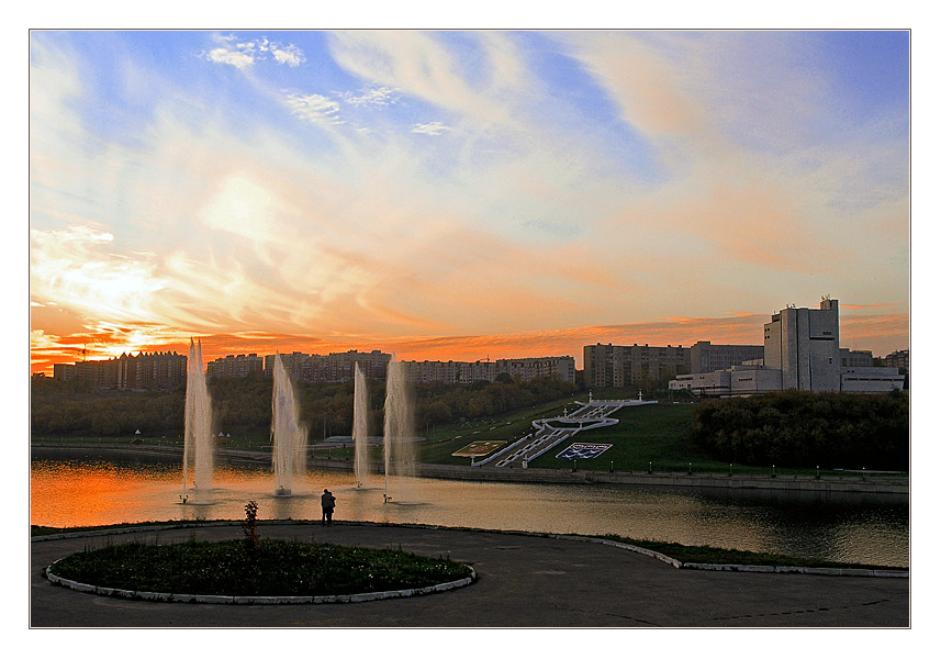 Sunset in Cheboksary