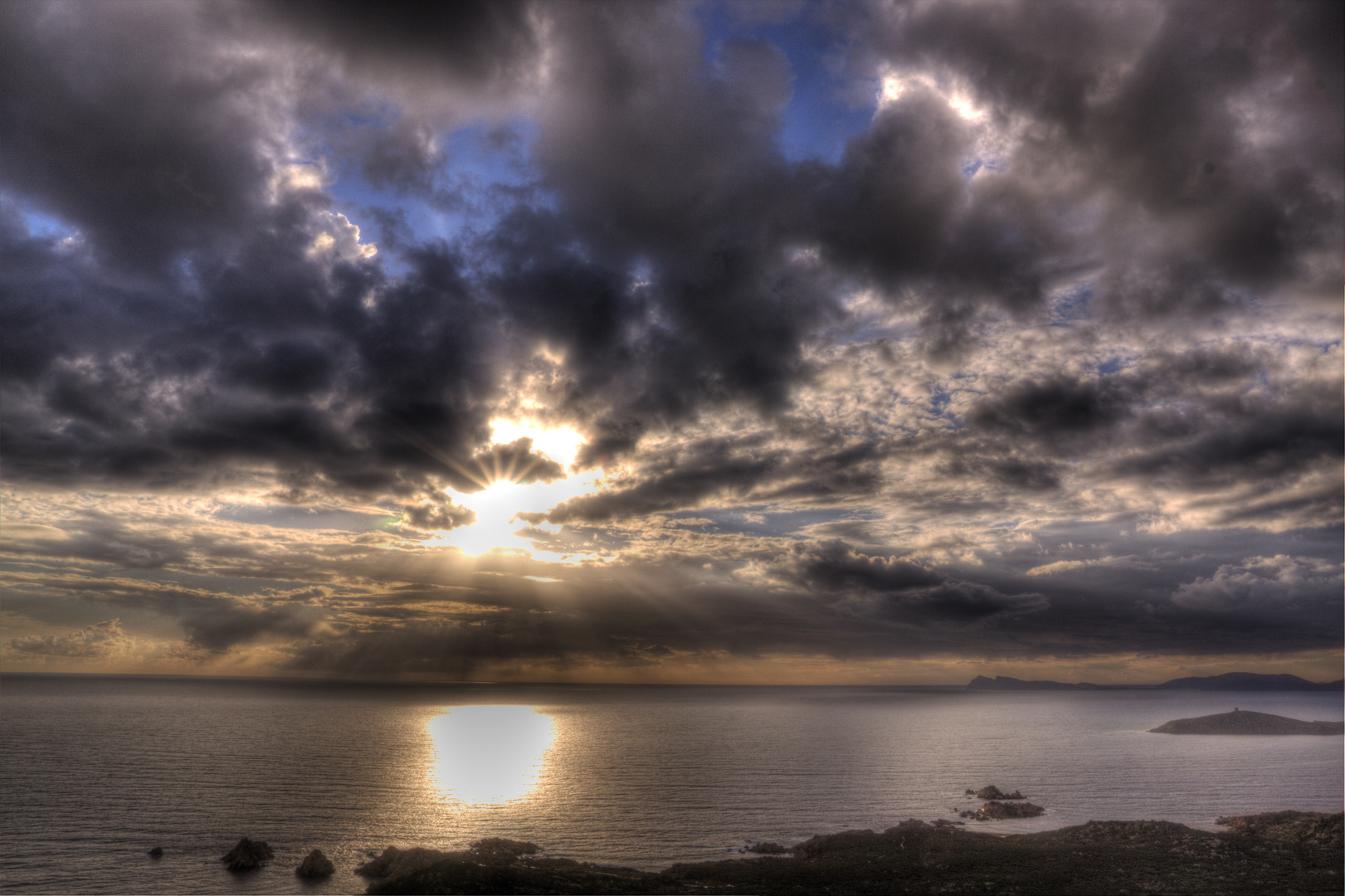 Sunset in  Chia, Sardinia