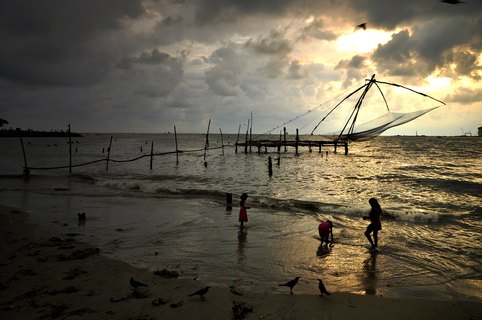 Sunset in Cochin