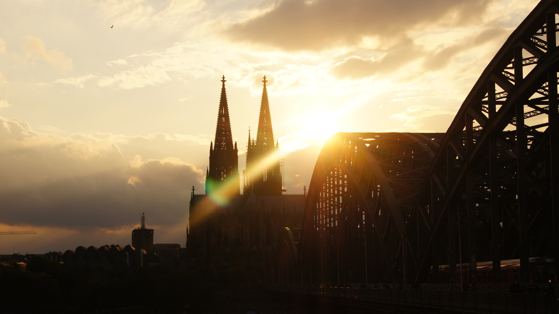 Sunset in Cologne