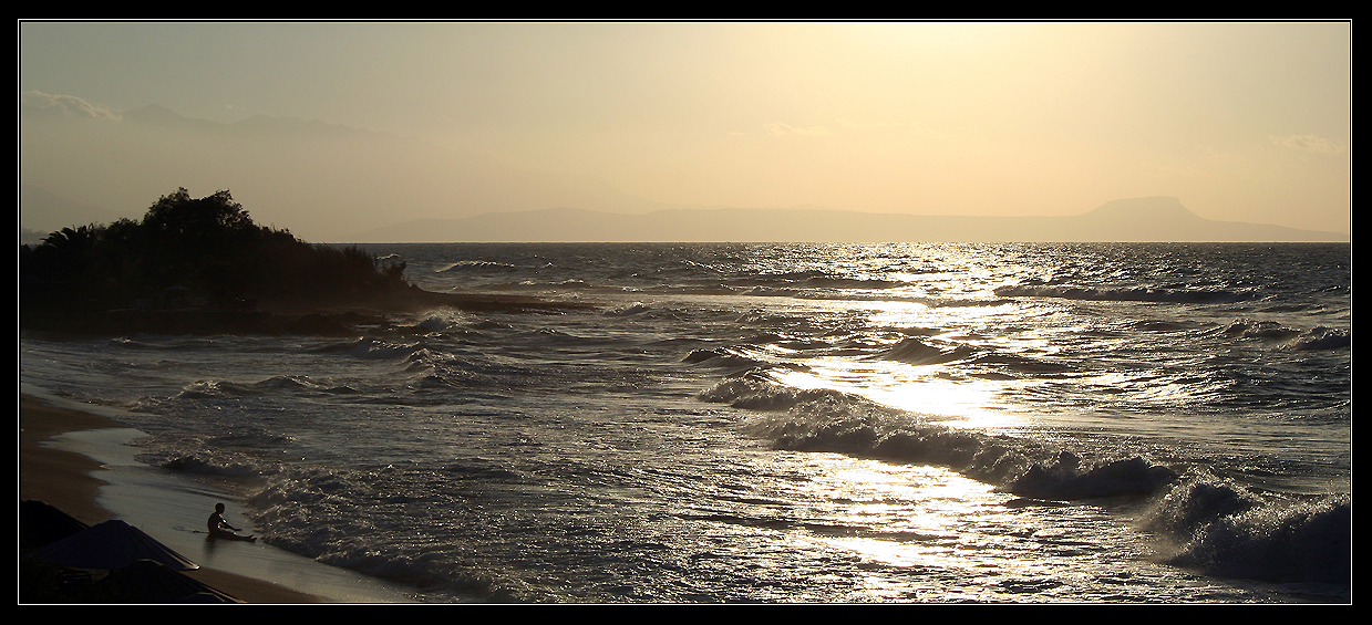 Sunset in Crete