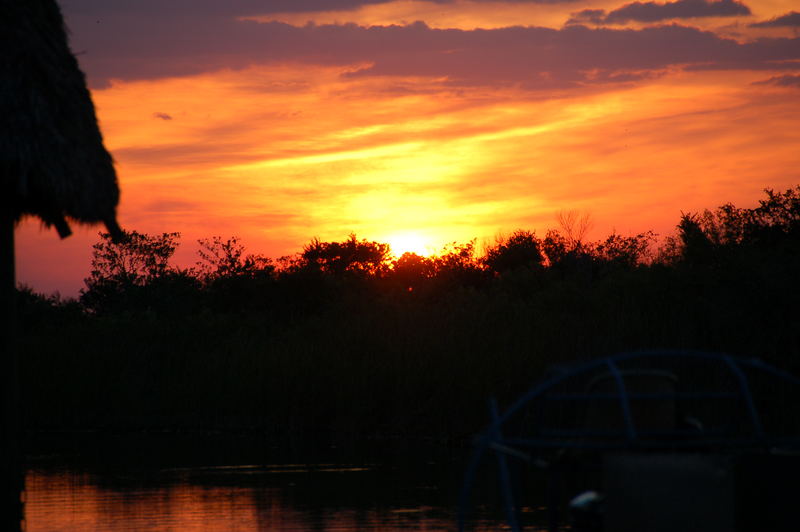 Sunset in den Everdlades