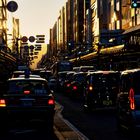 Sunset in den Straßen von Kyoto