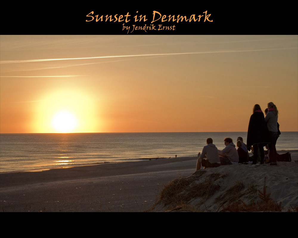 Sunset in Denmark