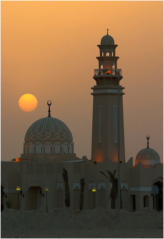 Sunset in Doha, Qatar