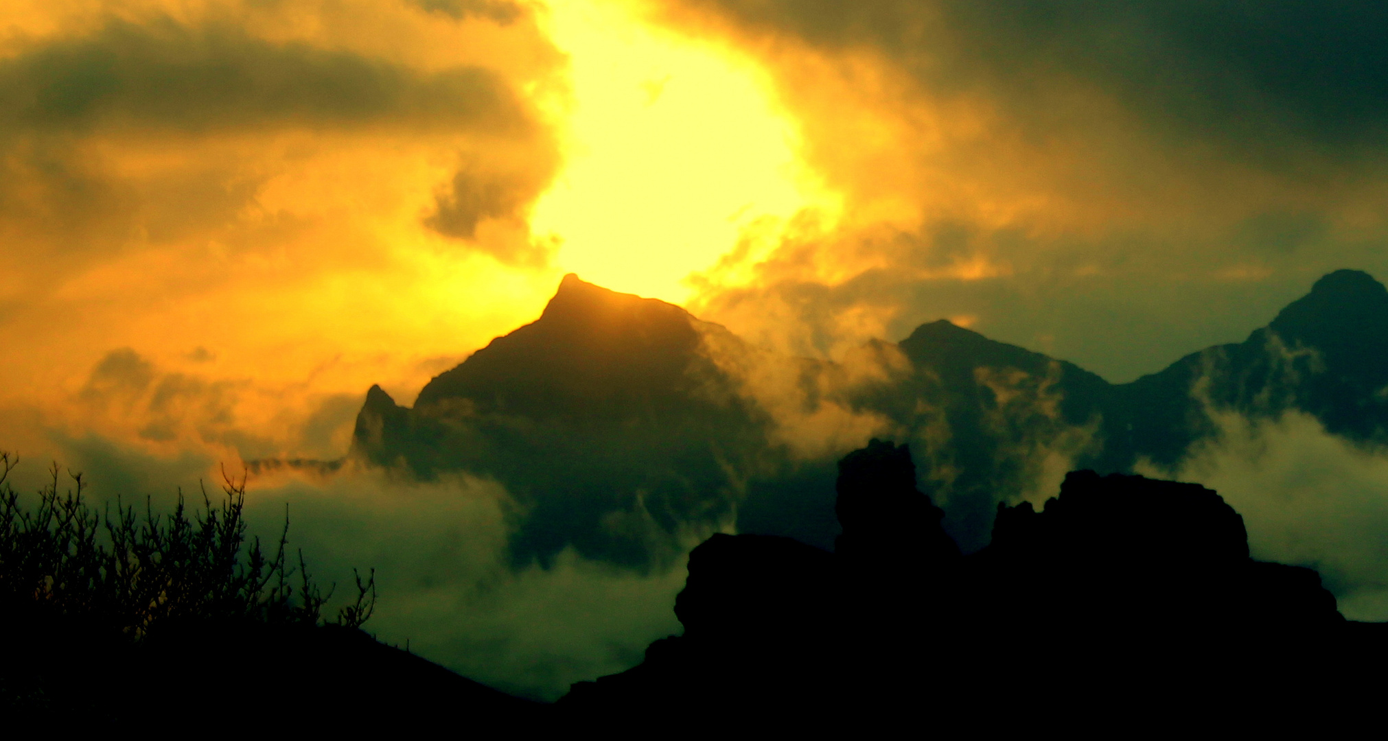 Sunset in Drakensberge