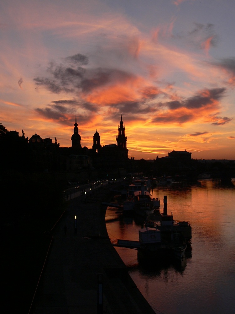 Sunset in Dresden