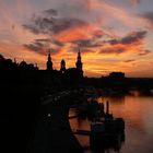 Sunset in Dresden