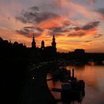 Sunset in Dresden