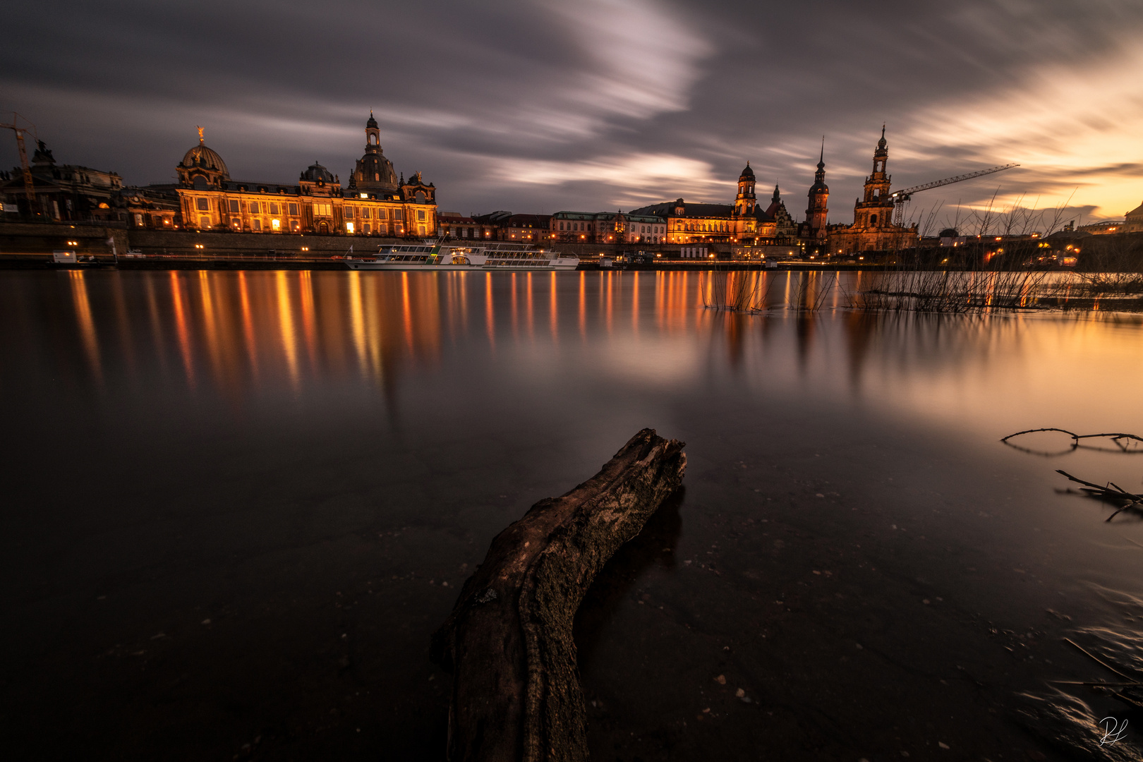 Sunset in Dresden