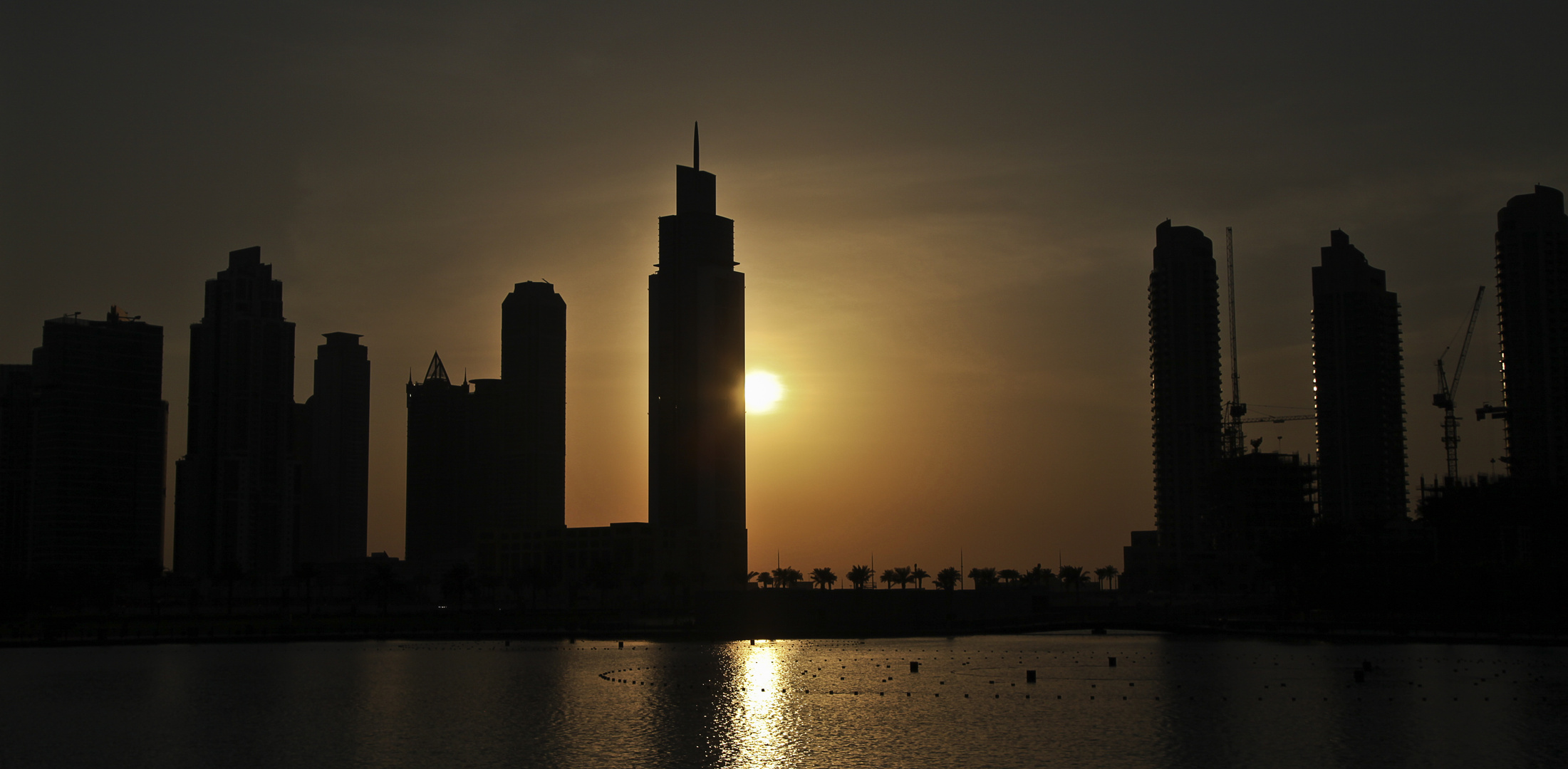 Sunset in Dubai