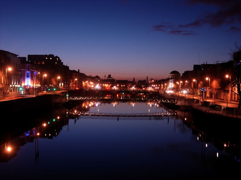 Sunset in Dublin