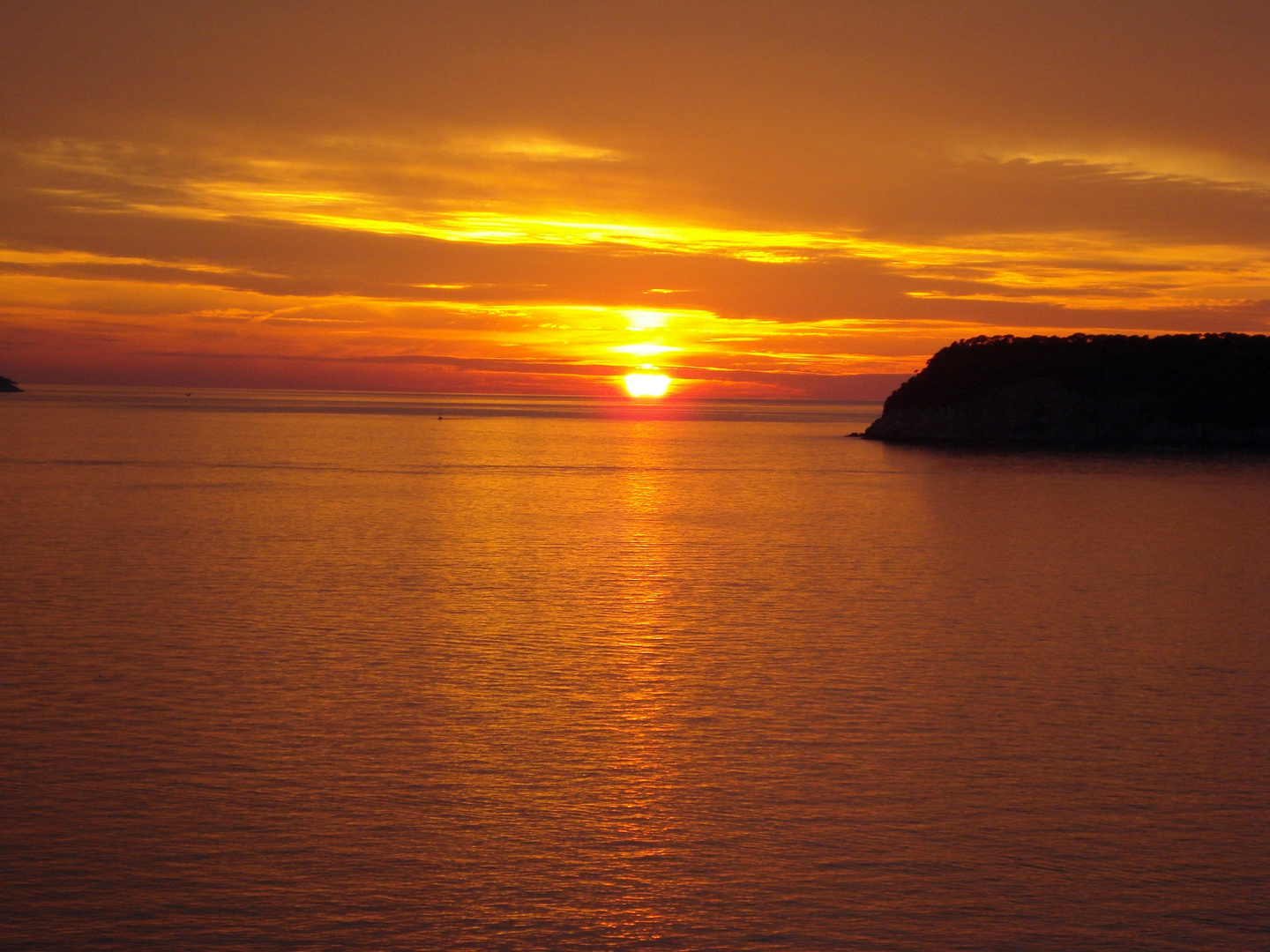 Sunset in Dubrovnik, Croita