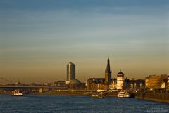 sunset in Düsseldorf