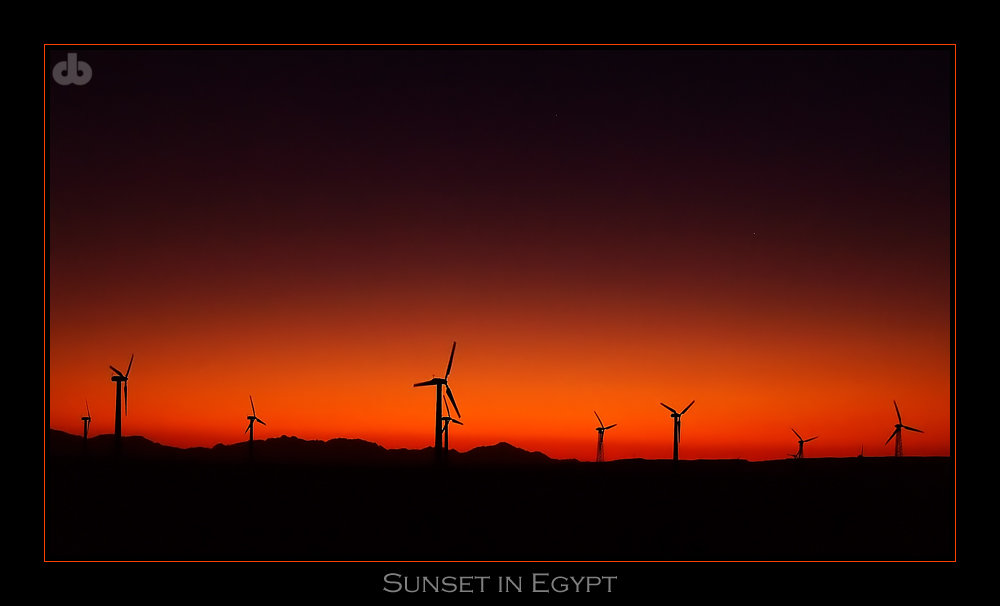 Sunset in Egypt