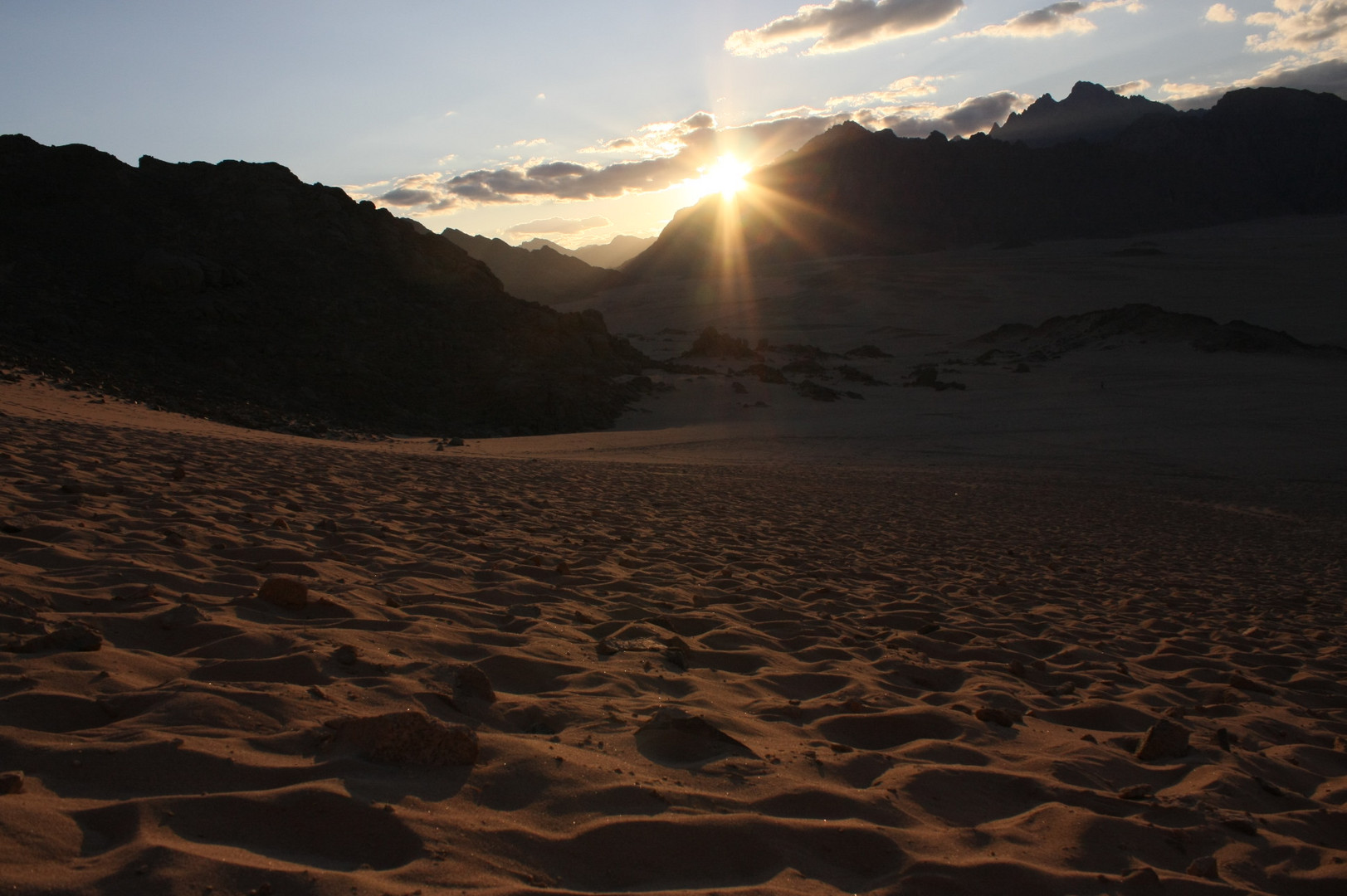 sunset in Egypt