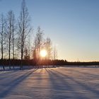 Sunset in Finland