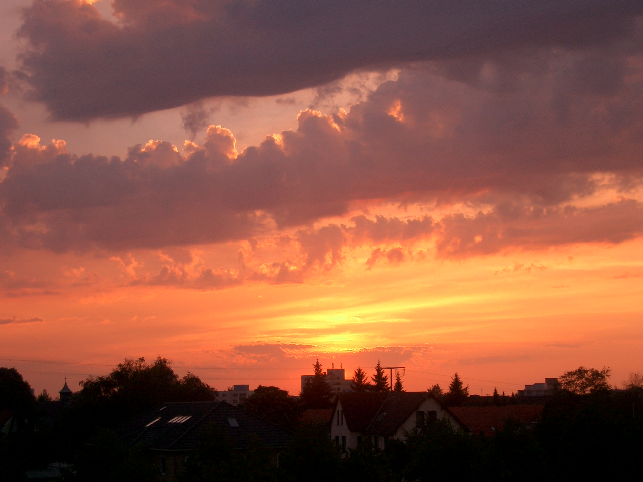 Sunset in Flensburg