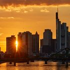 Sunset in Frankfurt